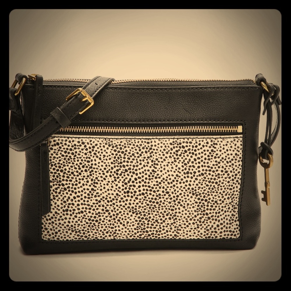 FOSSIL FIONA LEATHER CROSSBODY BAG